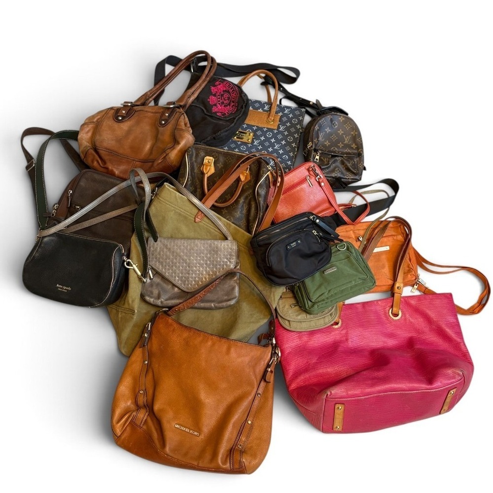 Designer Handbag Lot Michael Kors Kate Spade Juicy Fossil Hobo Dooney Bourke